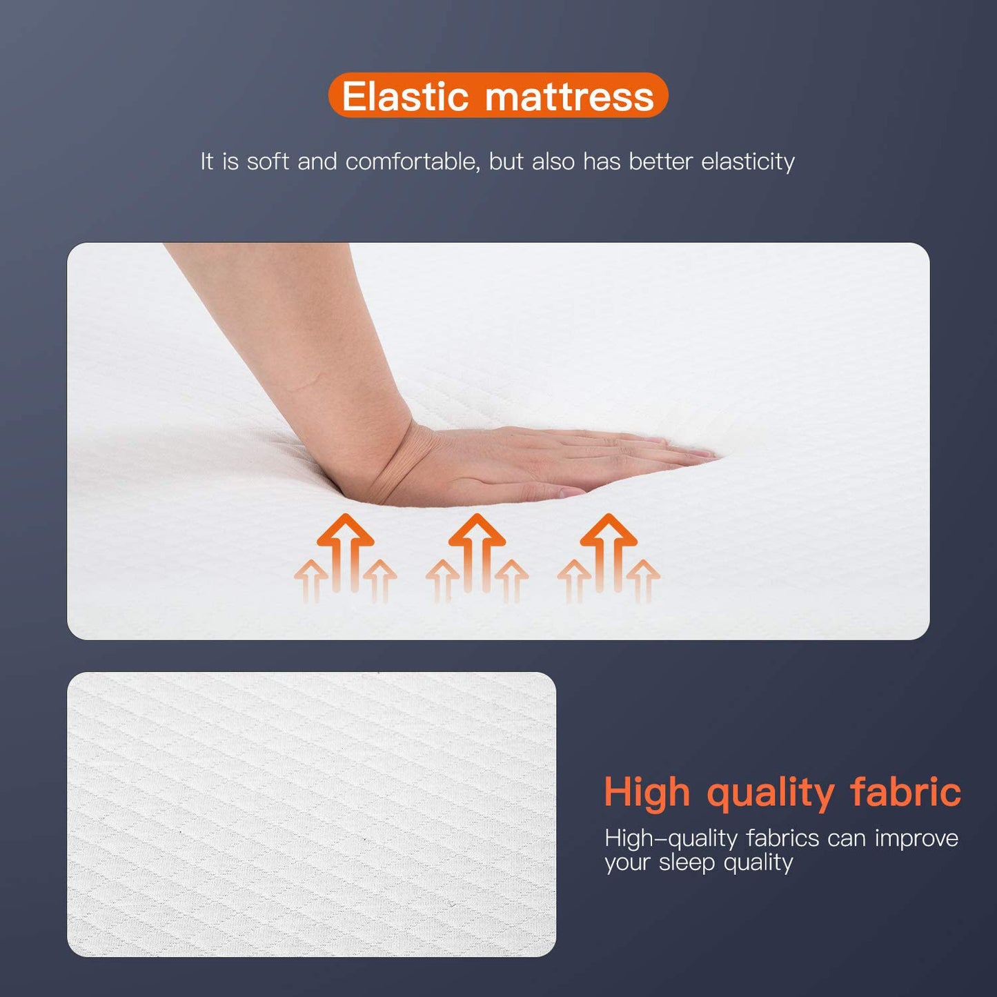 8-Inch Twin Gel Memory Foam Mattress