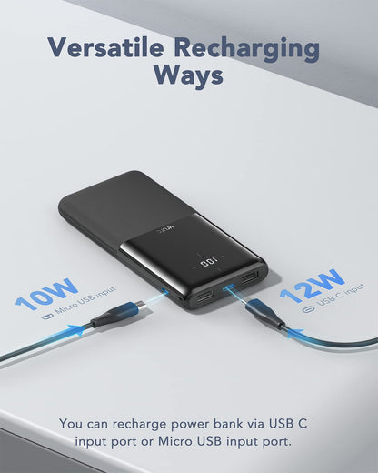 10000mAh VRURC Fast Charging Power Bank