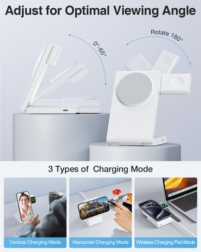 3 in 1 Wireless Charging Station for iPhone