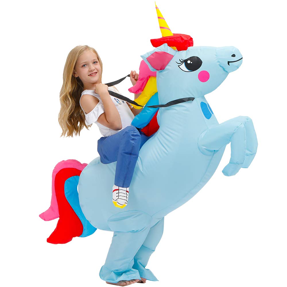 KOOY Kids Inflatable Unicorn Costume for Halloween