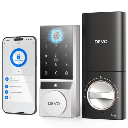 Fingerprint Keyless Entry Door Lock with Wi-Fi