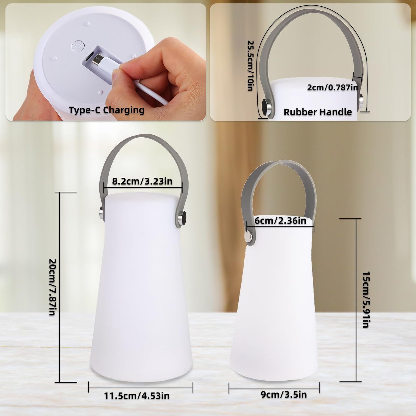 Portable LED Camping Lantern with Remote Control