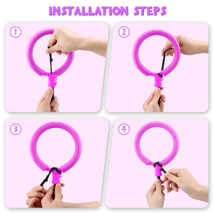 Getatoy Ankle Skip Ball for Kids Ages 4-12
