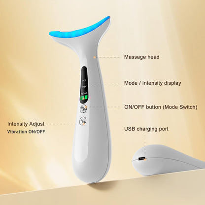 Facial and Neck Massager for Skin Firming
