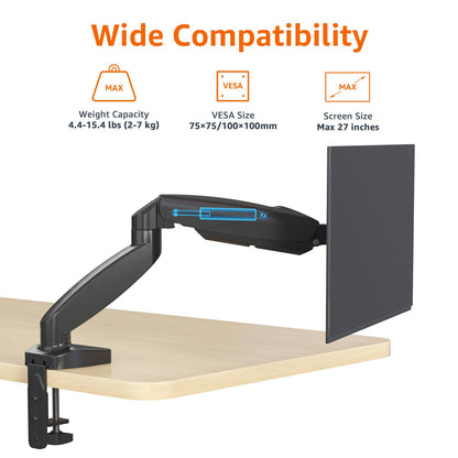 Adjustable Monitor Arm for 27" Displays
