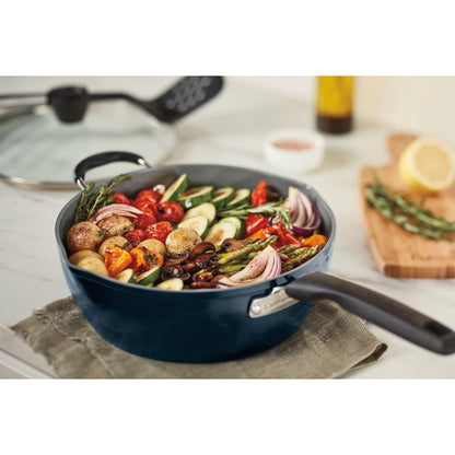 Cuisinart 4-Pc Navy Cookware Set with Steamer