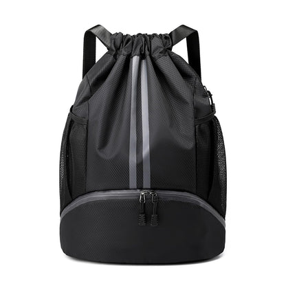 Drawstring Swim Backpack with Shoe Compartment
