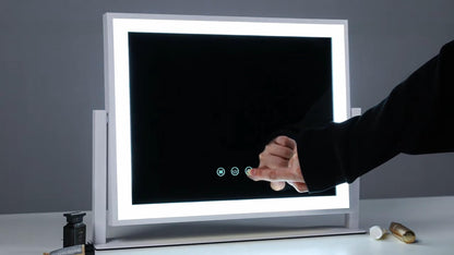 Hollywood Makeup Mirror with LED Lights & 360° Rotation