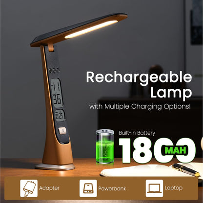 WILIT Rechargeable Cordless Table Lamp with Brightness Control