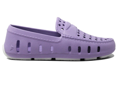 Floafers Kids Prodigy Driver (Toddler/Little Kid/Big Kid) - Loafers for Kids - Waterproof EVA Foam Upper Lavender/Bright White 9 Toddler M