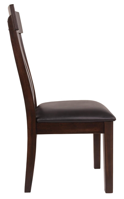 Ashley Haddigan Faux Leather Dining Chairs, 2 Count