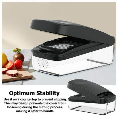 KITIDEA Vegetable Chopper with Container and Dicer