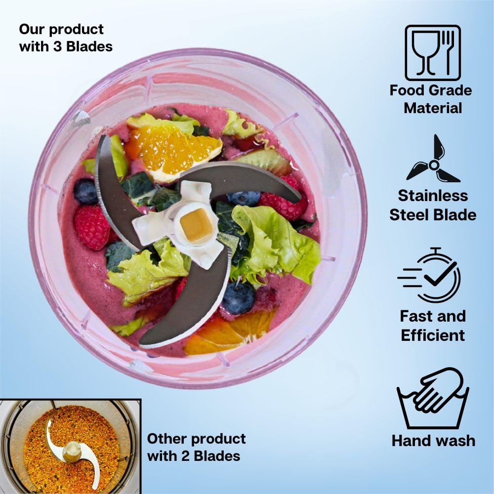 Manual Food Chopper for Vegetables and Nuts