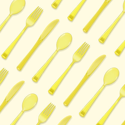 150 Pack Heavy Duty Disposable Cutlery Set