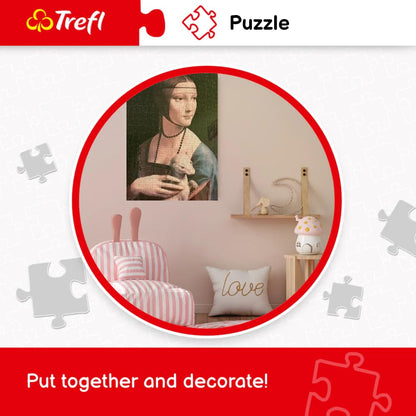 Trefl Panorama Manhattan 1000 Piece Jigsaw Puzzle Red 27"x19" Print, DIY Puzzle, Creative Fun, Classic Puzzle for Adults and Children from 12 Years Old