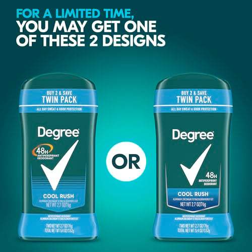 Degree Men Antiperspirant Deodorant Twin Pack