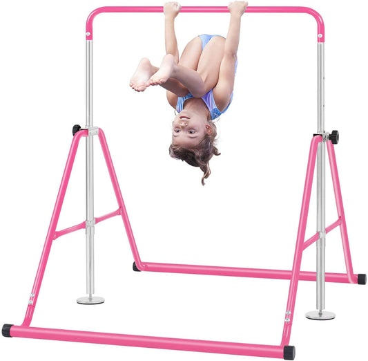 Height Adjustable Gymnastics Bar for Kids