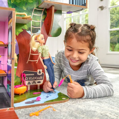 KidKraft 2-in-1 Glamp & Go Doll Camper