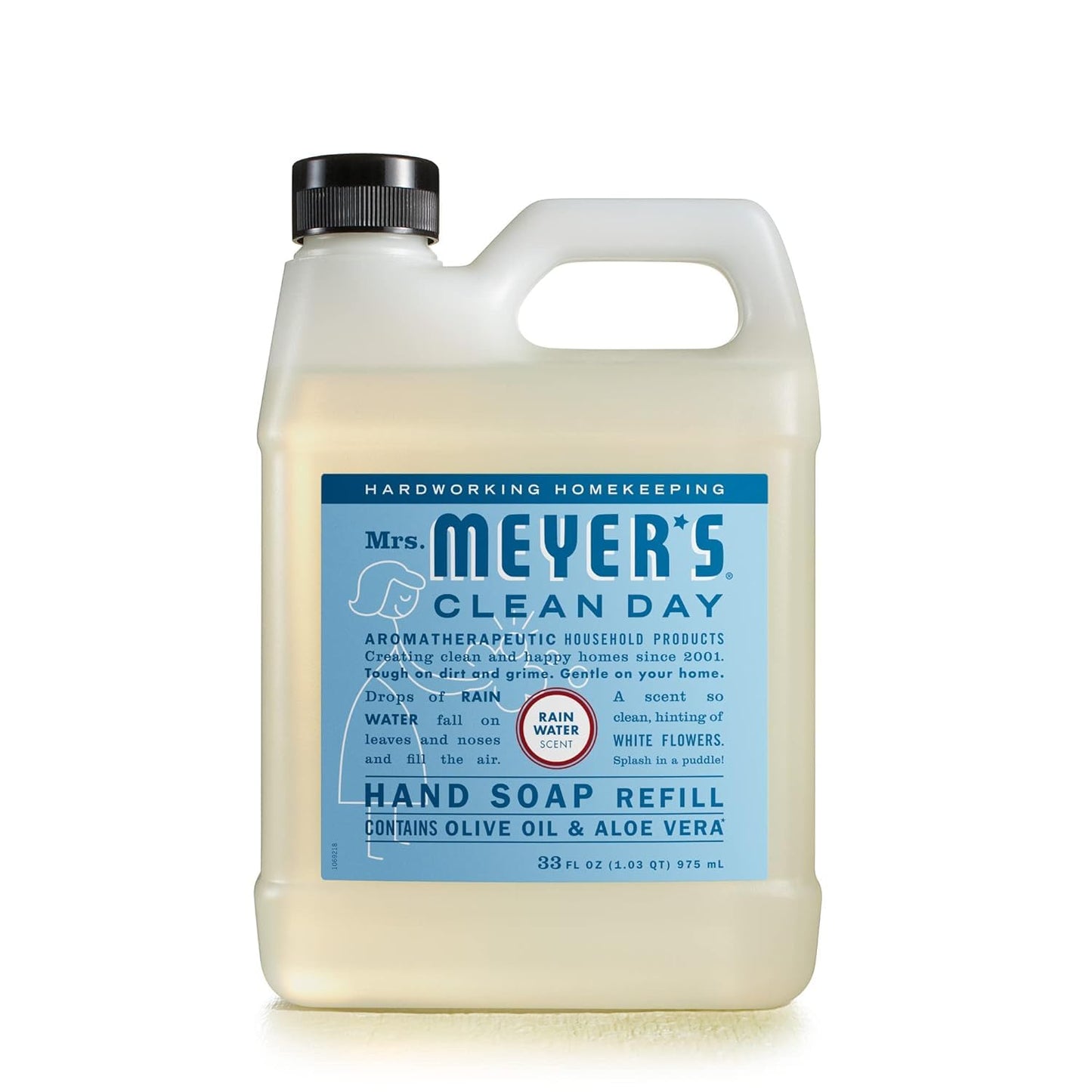 MRS. MEYER'S Liquid Hand Soap Refill, Rainwater