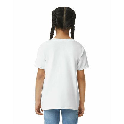 Gildan Kids' Ultra Cotton T-Shirt, Style G2000B, Multipack, White (12-Pack)