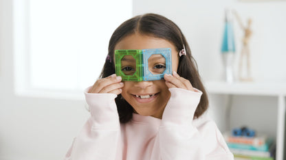 100-Piece Discovery Kids Magnetic Tile Set