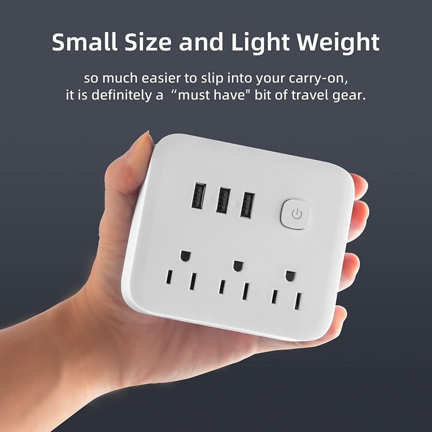 Surge Protector Power Strip with USB Ports