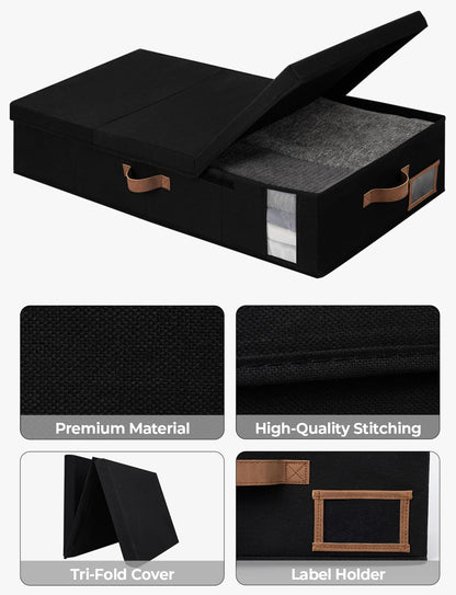 2-Pack Under Bed Storage Containers by StorageWorks