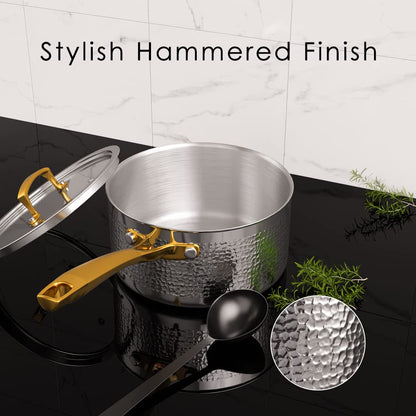 Tri-Ply Stainless Steel Pots and Pans Set