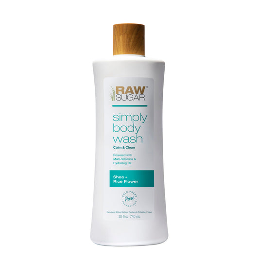 RAW SUGAR Moisturizing Body Wash with Shea & Rice