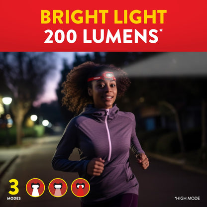 2 Pack Eveready LED Rechargeable Headlamps