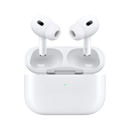Apple AirPods Pro (2nd Generation) Wireless Ear Buds with USB-C Charging, Up to 2X More Active Noise Cancelling Bluetooth Headphones, Transparency Mode, Adaptive Audio, Personalized Spatial Audio