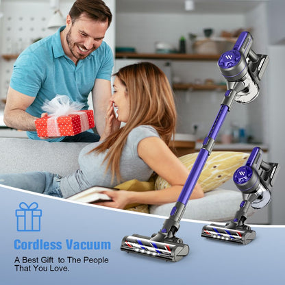 POGAI Cordless Vacuum Cleaner with Powerful Suction