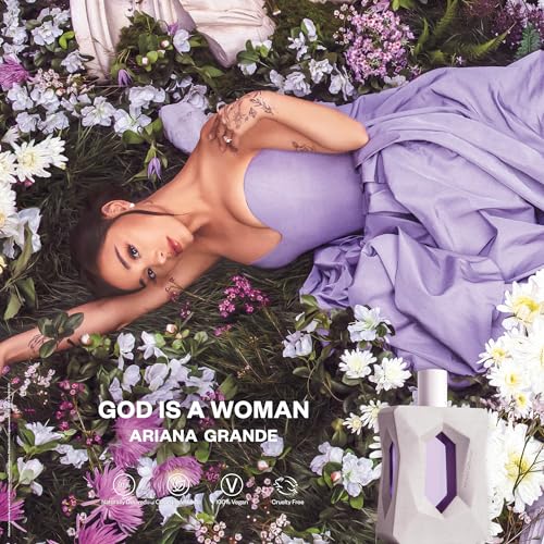 Ariana Grande God is a Woman Eau de Parfum – Fruity Musk Fragrance for Women – Women's Perfume with Notes of Orris, Pear, Vanilla & Cedarwood – 1 Fl Oz