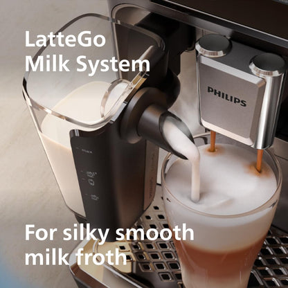 Philips Espresso Machine with LatteGo System