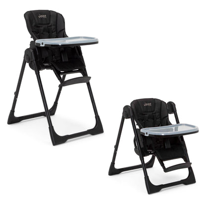 Jeep High Chair with Adjustable Height & Recline
