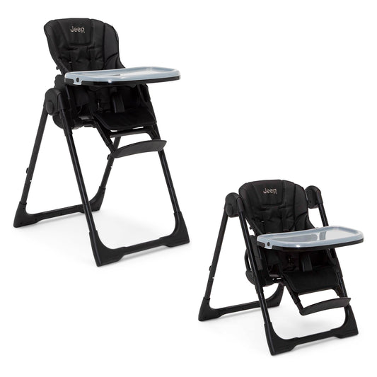 Jeep High Chair with Adjustable Height & Recline