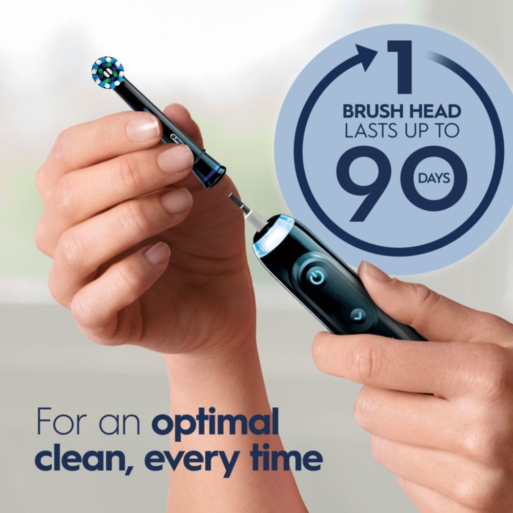 Oral-B Genius X Limited Rechargeable Electric Toothbrush with 1 Replacement Brush Head, Travel Case, Midnight Black