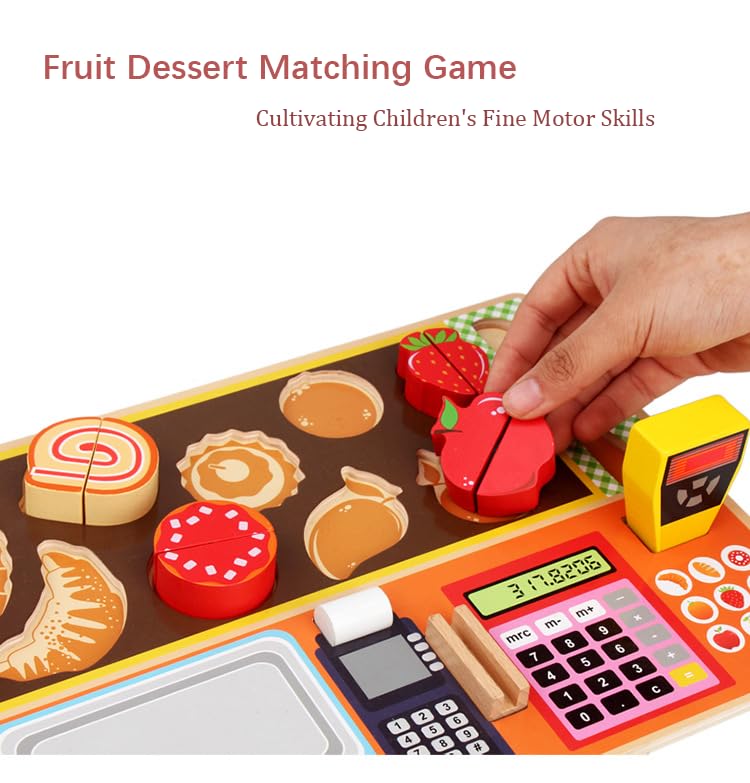 Wooden Play Food Set for Toddlers - VIESMUMU