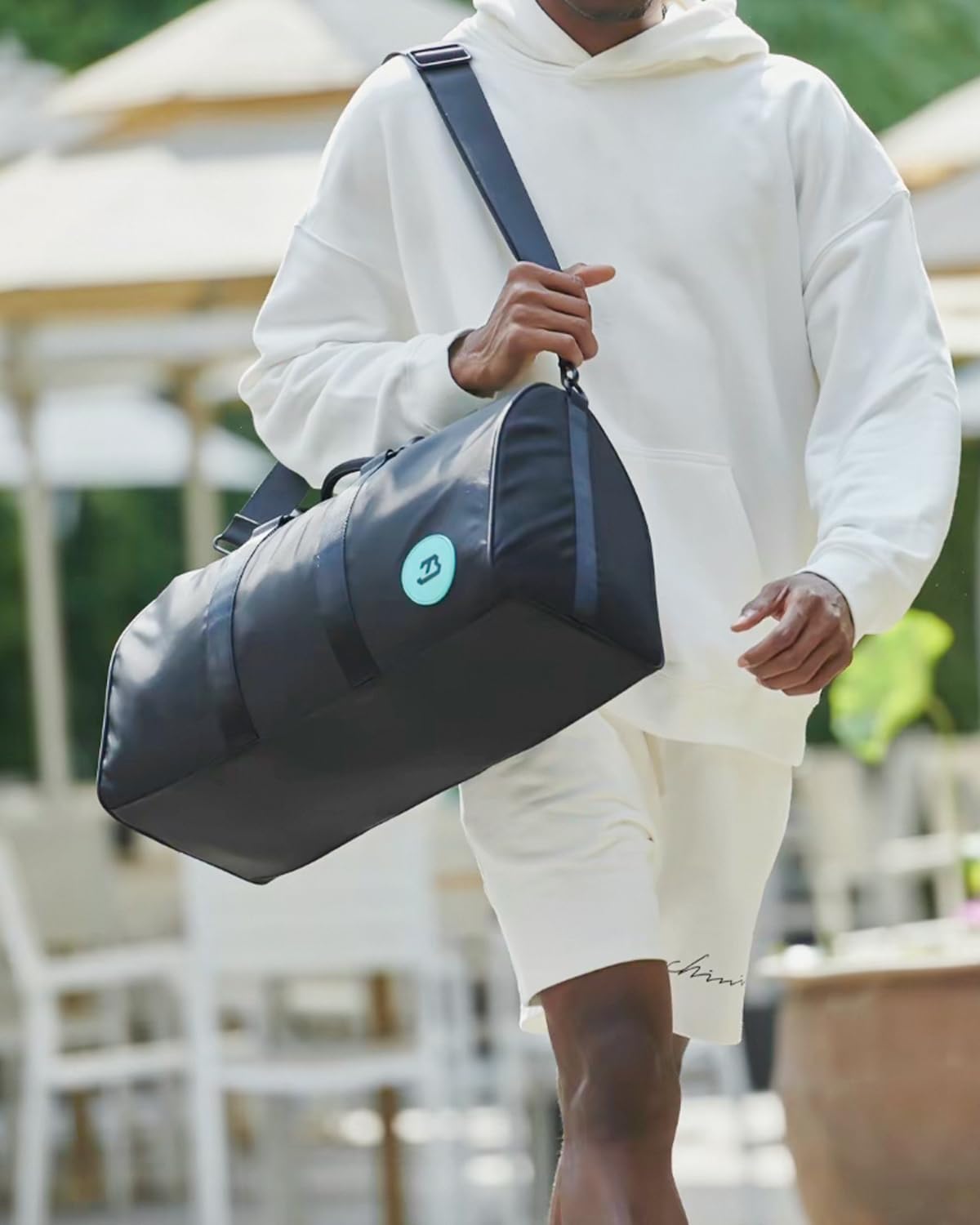 Waterproof Gym Duffel Bag with Accessory Bags