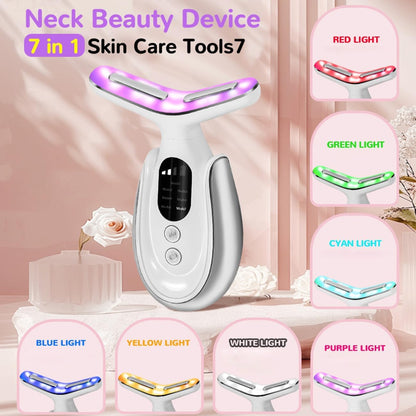 7-in-1 Portable Facial Massager for Neck and Face