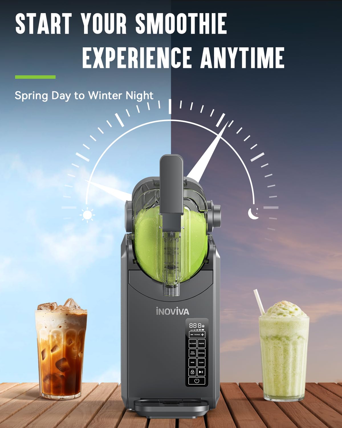 68 oz Slushie Machine for Frozen Drinks