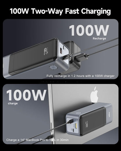 27000mAh Portable Laptop Power Bank Charger
