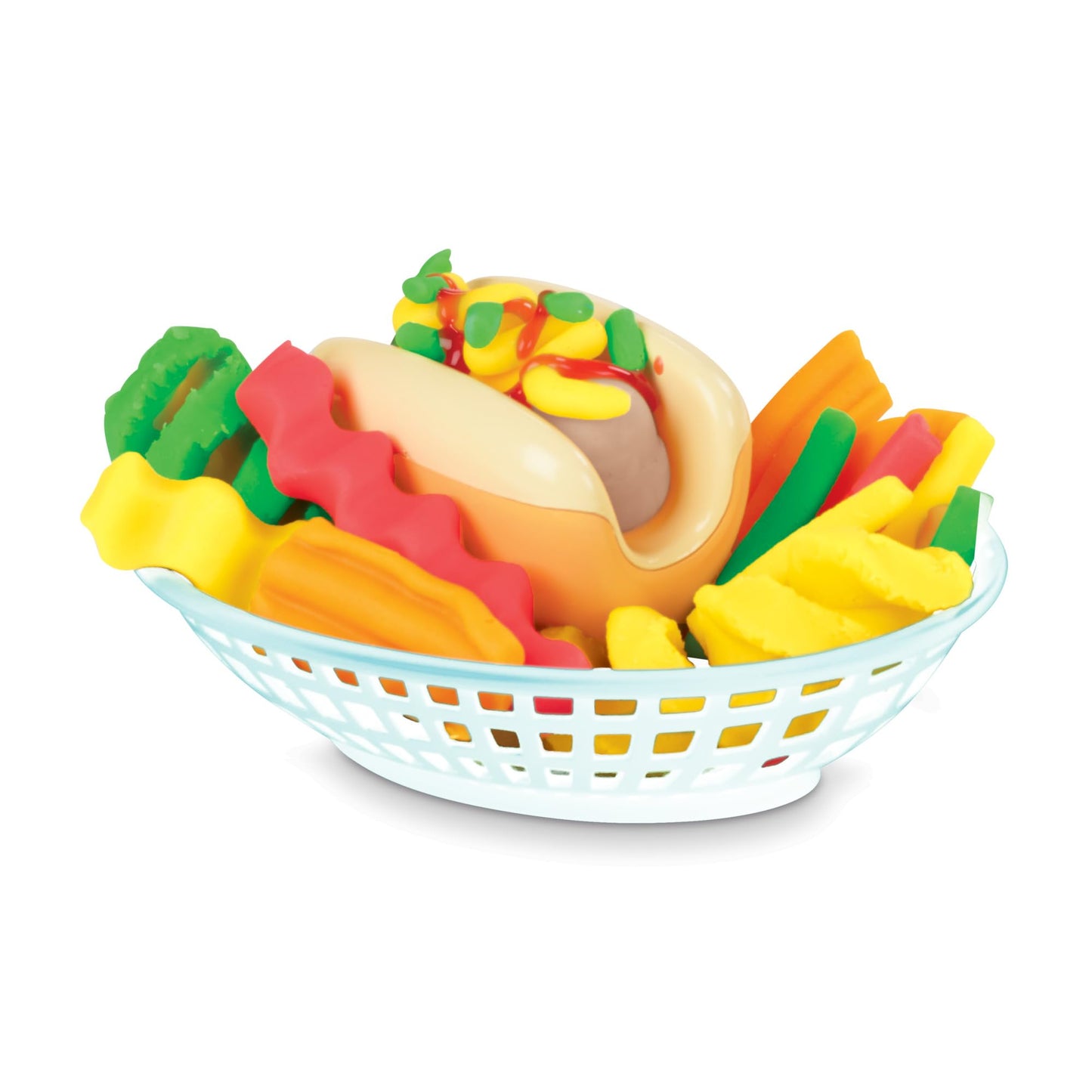 Play-Doh Spiral Fries Playset with 5 Cans