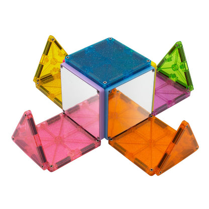 MAGNA-TILES 15-Piece Magnetic Building Set with Mirrors