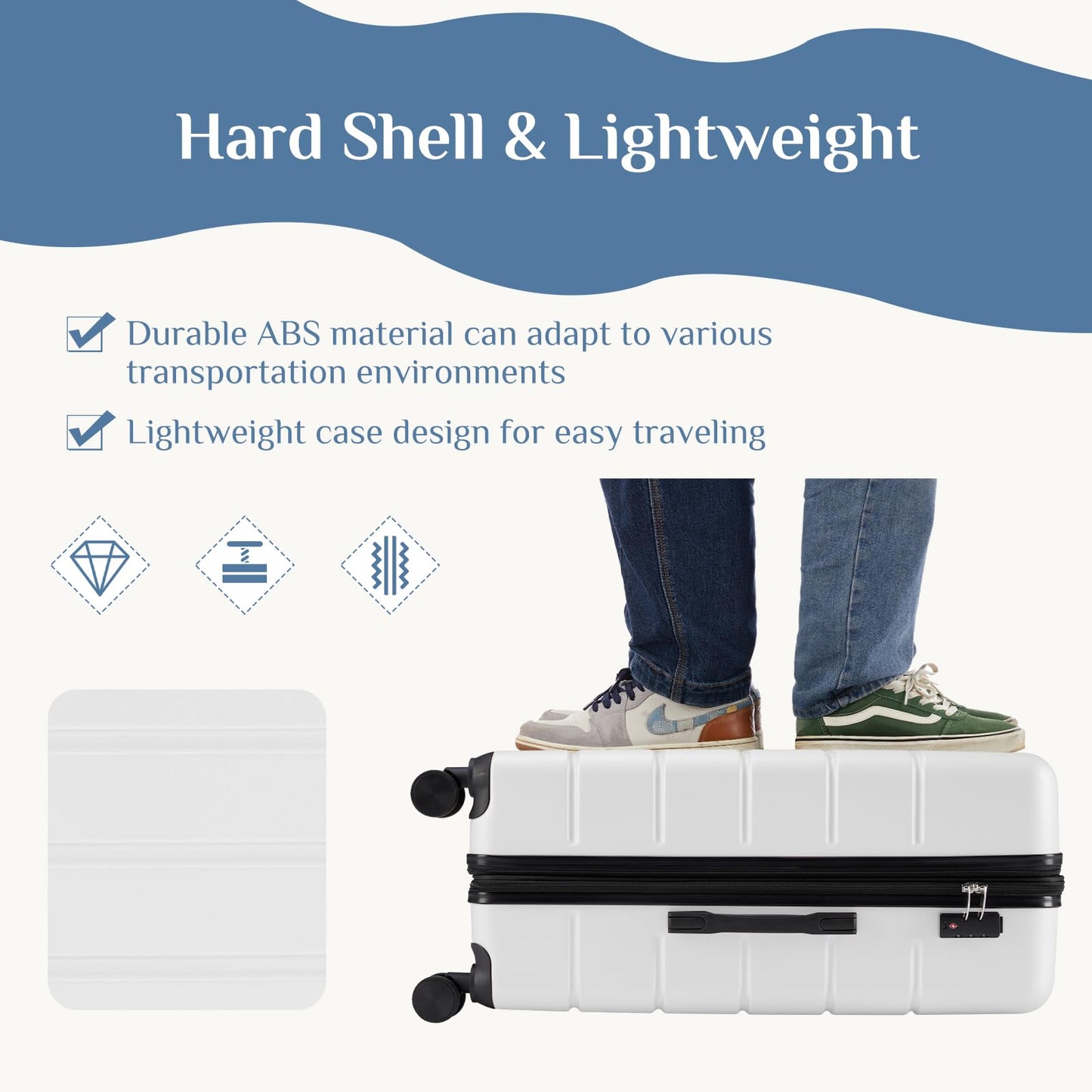 OLIXIS 20-Inch Hardside Expandable Luggage