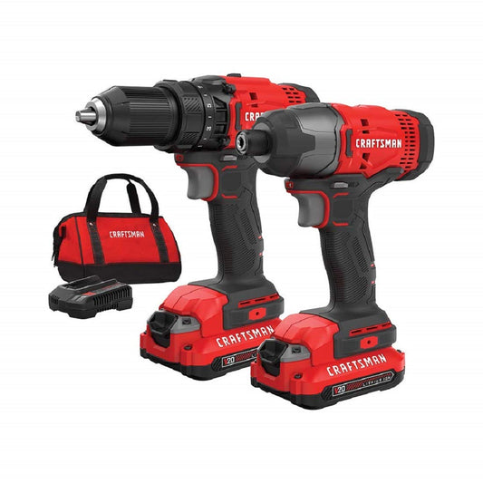 Craftsman Cordless Drill and Impact Driver Combo