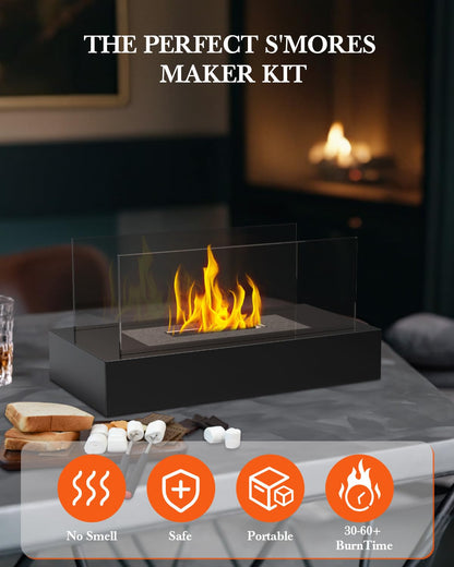 Tabletop Fire Pit - Portable Indoor/Outdoor Fireplace