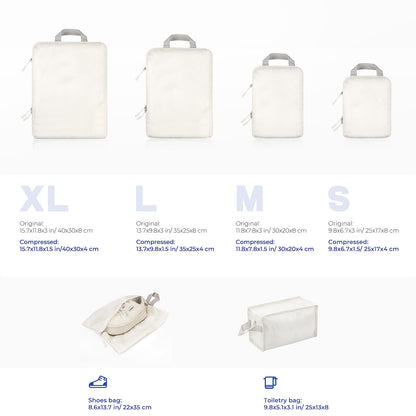 YOOFAN Travel Packing Cubes Set - 6 Pieces