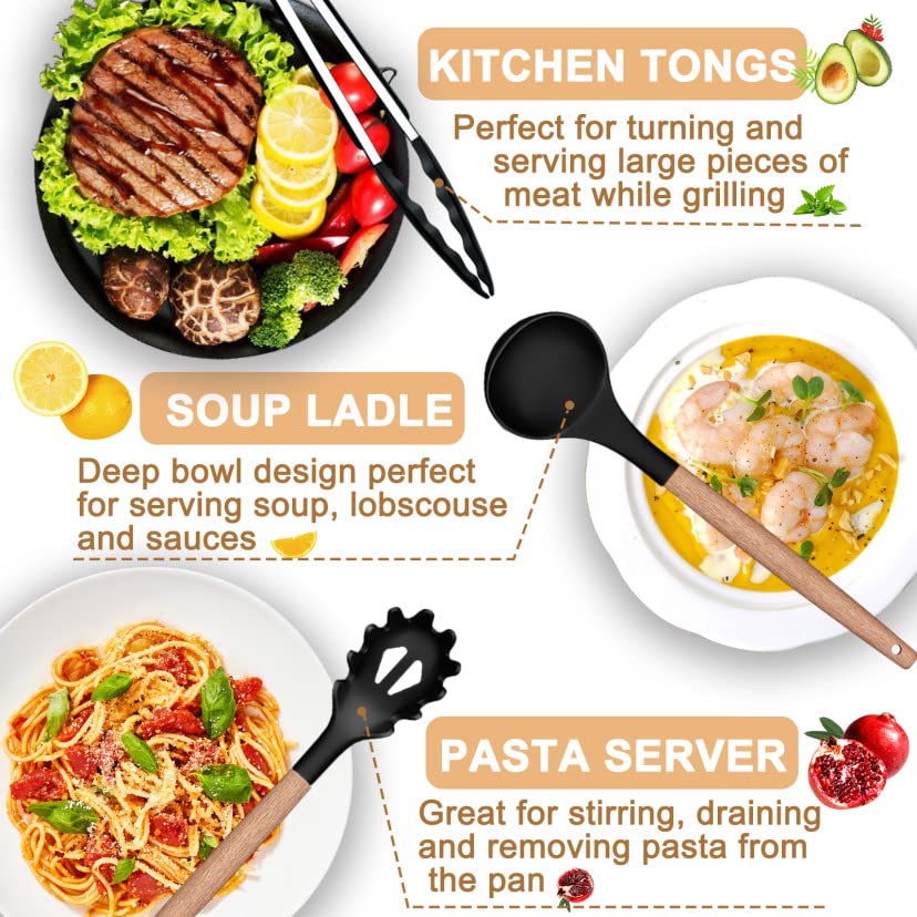 26-Piece Non-Stick Silicone Utensil Set