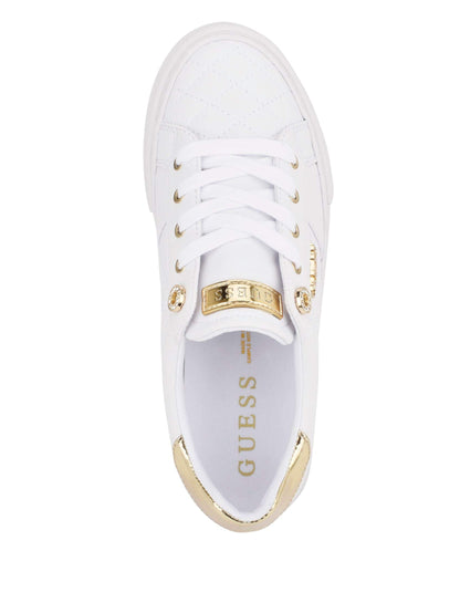 Guess Women's Loven Sneaker, White, 9.5